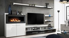 Living Camino Alb Lucios Nergu Lucios 290x45x160 cm