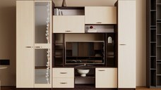 Living Flora RO Wenge Mesteacan 270X54X210 cm