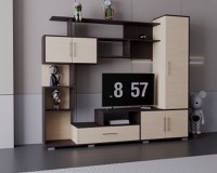 Living Pekin RO Wenge Mesteacan 210x40x179 cm - 1