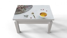 Masa Transformer Butterfly Print 9 Alb