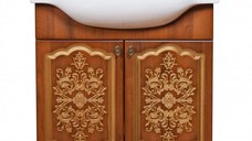 Masca baie cu lavoar Baghera Nuc 85x90x51 cm