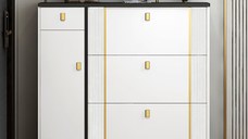 Pantofar 112-602 MDF White 100x24x118 cm