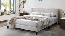 Pat tapitat Maya Bej 160x200 cm