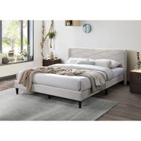 Pat tapitat Maya Bej 160x200 cm - 1