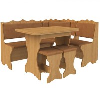 Set bucatrie Siria cu masa extensibila  si 2 tabureti Cires - 1