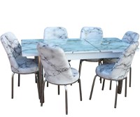 Set masa cu 6 scaune AYK 1 - 1