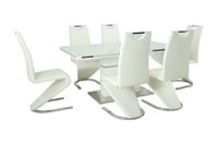 Set Masa DA1128 + 6 Scaune DA2626 Crom - 1