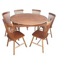 Set masa Geo cu 6 scaune Nuc - 1