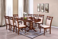 Set Masa RH7038EXT Cu 8 Scaune 8064C, 155x100x77 cm, Dirty Oak - 1