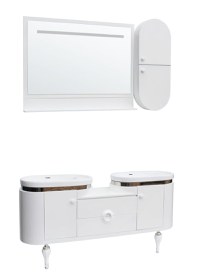 Set mobilier baie 1101 157x40x85 cm - 1