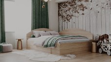 Set Pat Colt 160 + Saltea Mattres, Sonoma