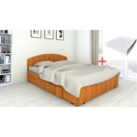 Set pat mijloc 90 cu saltea Torino Cires - 1