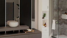 Soldat 1U 2S Alb  35x35x199 cm