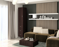 Soldat 1U 3S Wenge 35x35x180 cm - 1