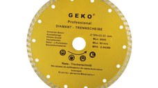 Disc diamantat cu gauri 180mm Turbo, GEKO PROFI G00262