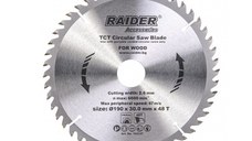 Disc pentru fierastrau circular 190х48Тх30mm, Raider 163147