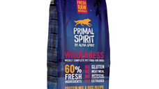 Hrana uscata Premium pentru caine Primal Spirit, Wilderness, cu porc, pui și pește, 12 kg