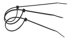 Set de 100 legaturi de cablu din nylon, Harden 300 x 2.5 negru