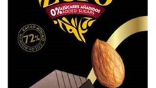 Ciocolata neagra cu migdale 72% cacao Zero - Fara zahar si gluten, 150g, Torras