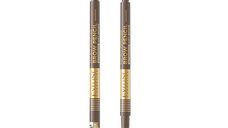 Creion de sprancene Eveline Cosmetics Micro Precision 02 Soft Brown, 0.6g