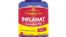 Inflanat+ cu Curcumin95 - 120 capsule vegetale de la Herbagetica