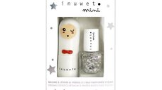 Inuwet Set pentru copii: Balsam de buze vata de zahar 3.5g si Oja pe baza de apa stelute 3ml