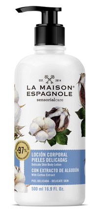 Lotiune de corp pentru piele sensibila, 500ml, La Maison Espagnole - 1