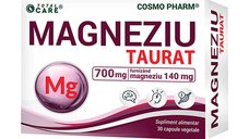 Magneziu Taurat 30 Capsule Vegetale - Cosmopharm pentru Relaxare si Vitalitate