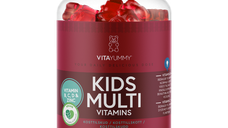 Multivitamine Kids cu aroma de capsuni, 60 jeleuri, Vitayummy