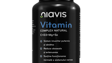 Niavis Complex Natural cu Vitamina C, D3, Magneziu si Seleniu - 60 capsule