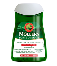 Omega 3 Forte, 112 capsule, Moller's - 1