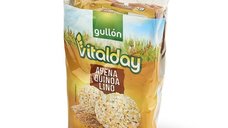 Ovaz Expandat cu Quinoa si Seminte de In Vitalday, 115.2g - Gullon