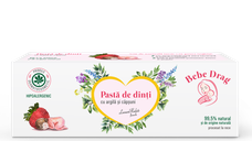 Pasta de dinti VivaNatura cu argila desilicata si capsuni, 50ml