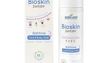 Salcura Bioskin Junior, gel de dus pentru fata si corp, bebelusi si copii, 200 ml