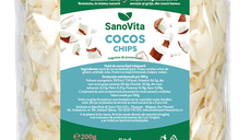 SanoVita Chips de Cocos 200g - Gustare Naturala si Sanatoasa