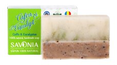 Sapun Natural Exfoliant cu Cafea si Eucalipt, 90g, Savonia