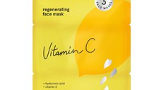 Set masti faciale regenerante cu vitamina C si acid hialuronic, 3 x 7 ml, Kilig