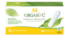 Tampoane Organyc din Bumbac Organic Regular - 16 Bucati