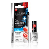 Tratament gel efect Top Coat X-treme Nail Therapy, 12ml, Eveline Cosmetics - 1