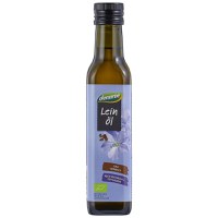 Ulei ecologic de in virgin presat la rece, 250ml, Dennree - 1