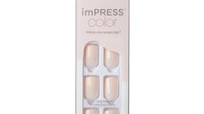 Unghii false imPress Point Pink, 30 bucati, marca Kiss