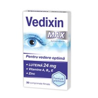 Vedixin Max pentru vedere optima, 30 capsule, Zdrovit - 1