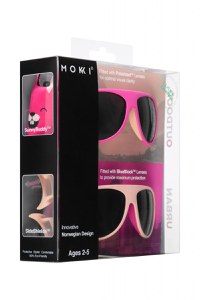 Ochelari de soare pentru copii MOKKI Click & Change, protectie UV, roz, 2-5 ani, set 2 perechi - 5