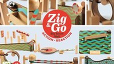 Zig & Go Djeco, set de constructie trasee, 48 piese