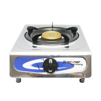 Aragaz, plita din inox cu un arzator metalic 2.5KW, aprindere automata 380x285x94mm, Cod: BK78958, Brand: BRECKNER GERMANY - 1