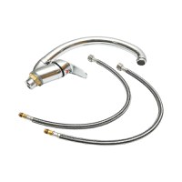 Baterie lavoar baie monocomanda, montaj chiuveta, cartus ceramic, crom lucios , Cod: DISSY41 - 2