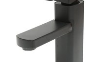 Baterie lavoar monocomanda, finisaj negru mat, montaj stativ, material otel inoxidabil, accesorii incluse , Cod: DISPM65
