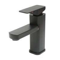 Baterie lavoar monocomanda, finisaj negru mat, montaj stativ, material otel inoxidabil, accesorii incluse , Cod: DISPM65 - 1