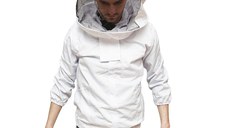 Bluza apicola alba marimea L cu masca protectie, Cod: DISKR01