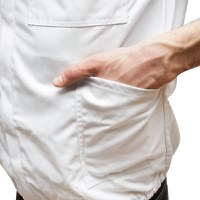 Bluza apicola alba marimea L cu masca protectie, Cod: DISKR01 - 4